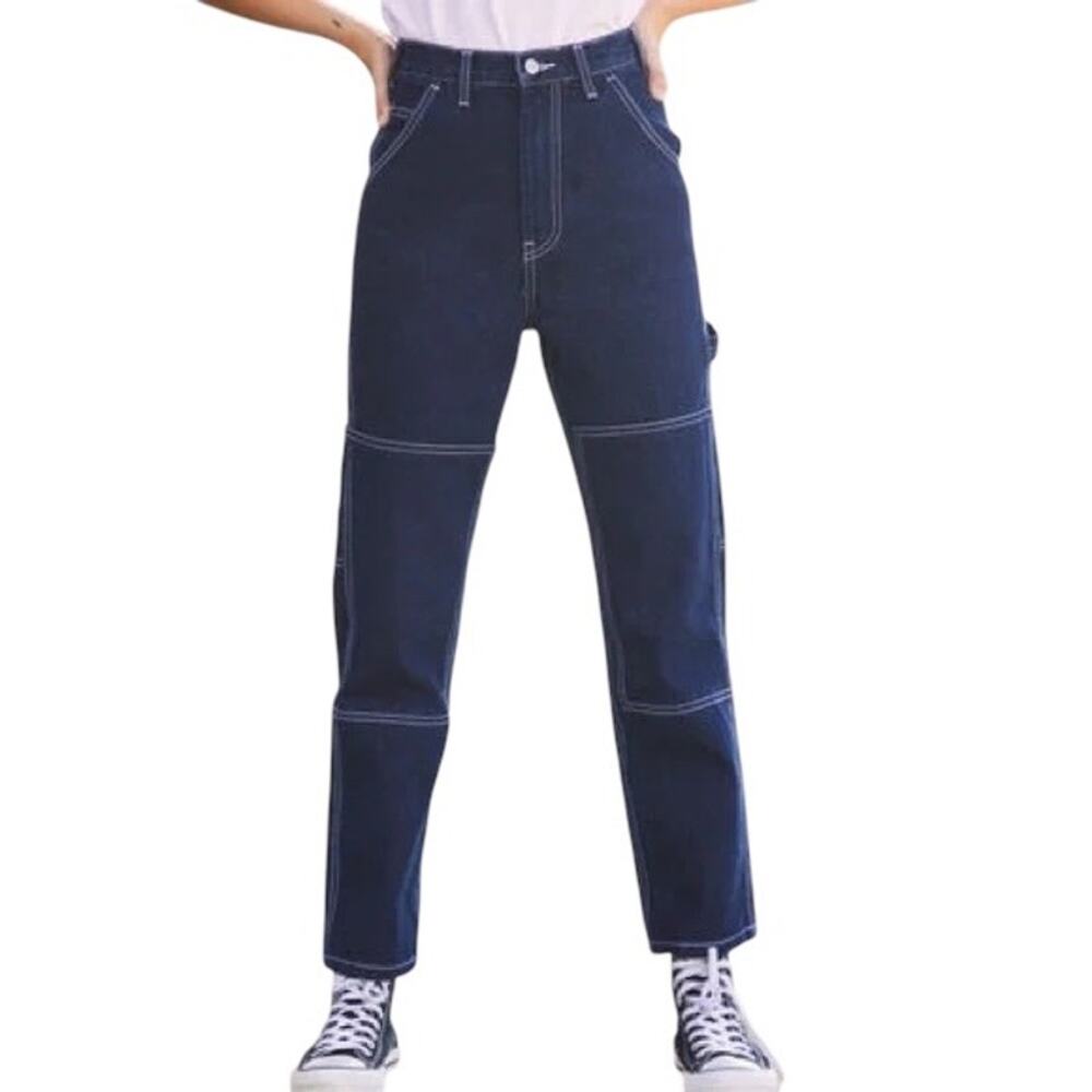 John Galt x Brandy Melville Ariana Dark Wash Denim Painter Carpenter Jeans Small